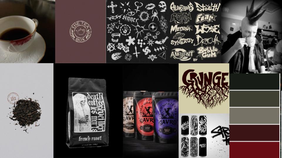 Rooted moodboard